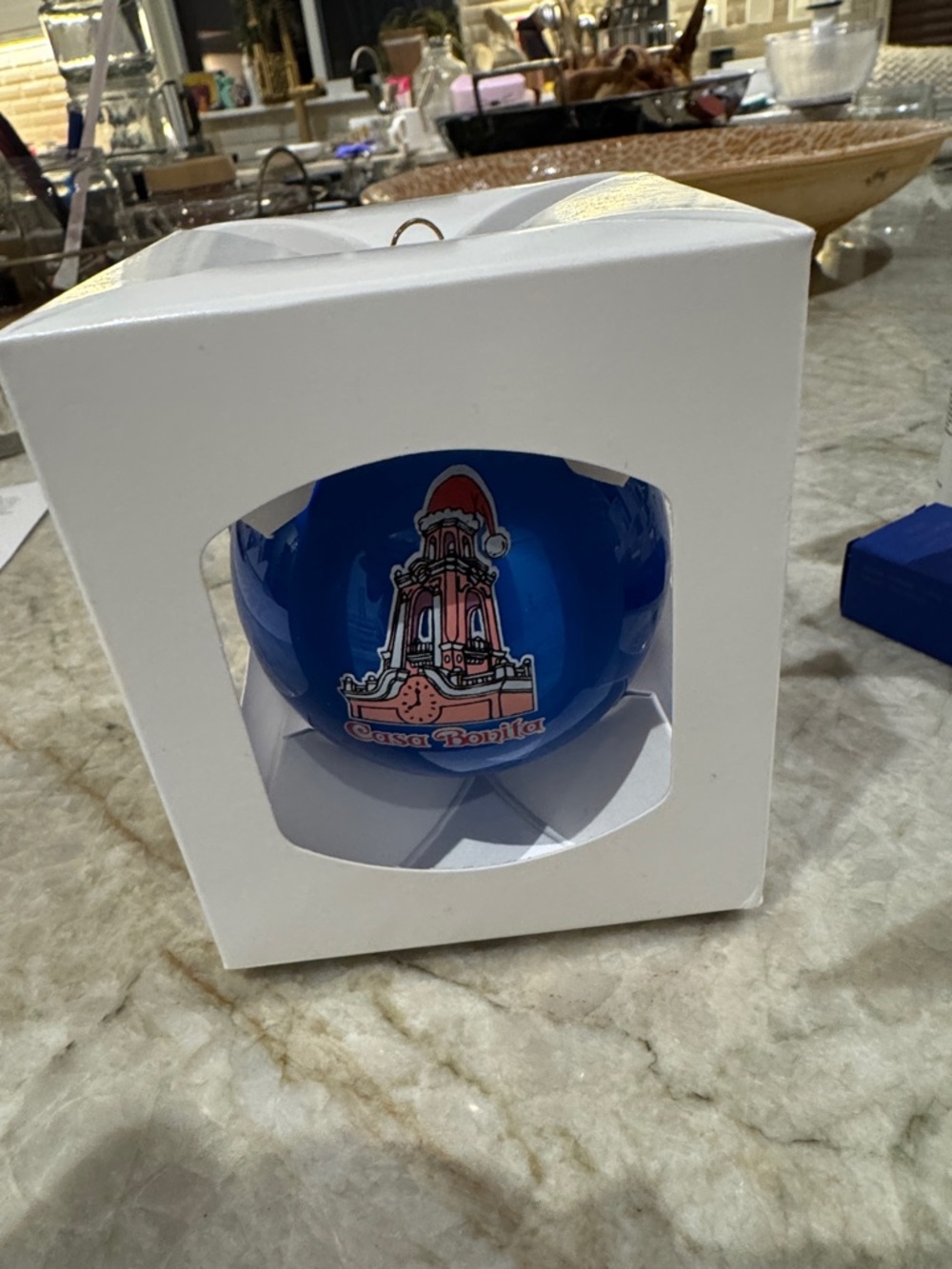 Casa Bonita Blue Holiday Ornament NIB